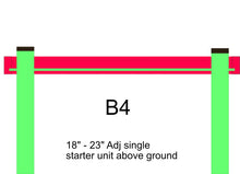 Load image into Gallery viewer, KSO-B4 Kids&#39; Station Outdoor Grow With Me Single Adj Sand/Water Trough 18&quot;-23&quot; Surface Mount