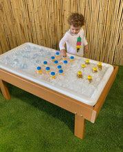 Load image into Gallery viewer, KSO-MT5026 Kids&#39; Station Outdoor ﻿MULTI-PURPOSE TABLE W/DRAIN, 19” Toddler Height