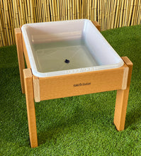 Load image into Gallery viewer, KSO-S2720CL Kids&#39; Station Outdoor Sand/Water Table, Semi-Clear Pan w/Drain